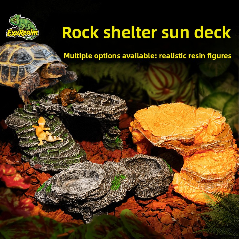 Aquarium Marine Rock - Укрытие для рептилий из смолы –