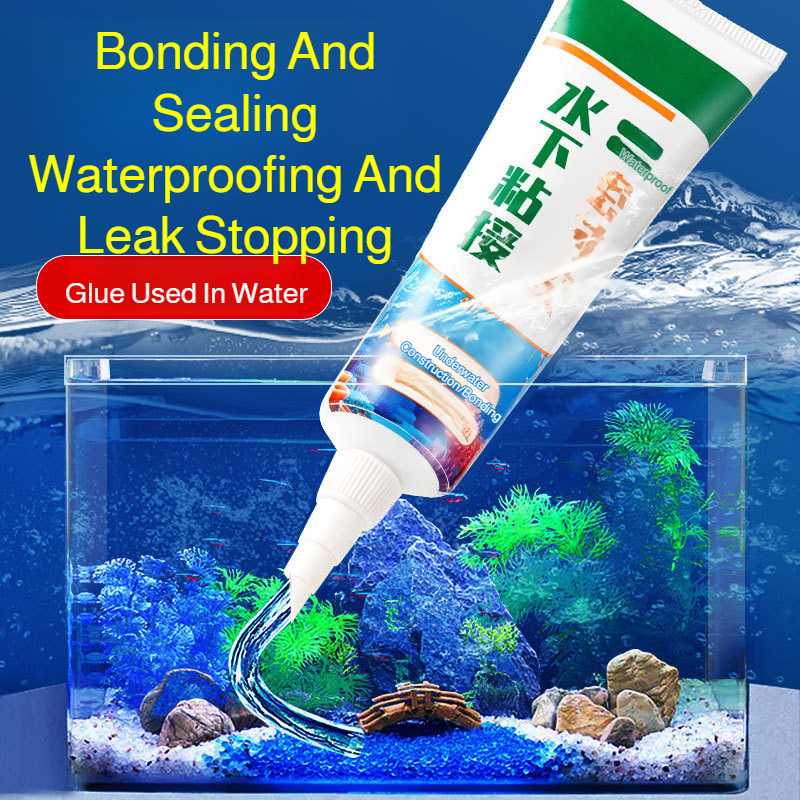 Marine Aquarium Glue - Экологически чистый водонепроницаемый силиконовый клей-герметик для
