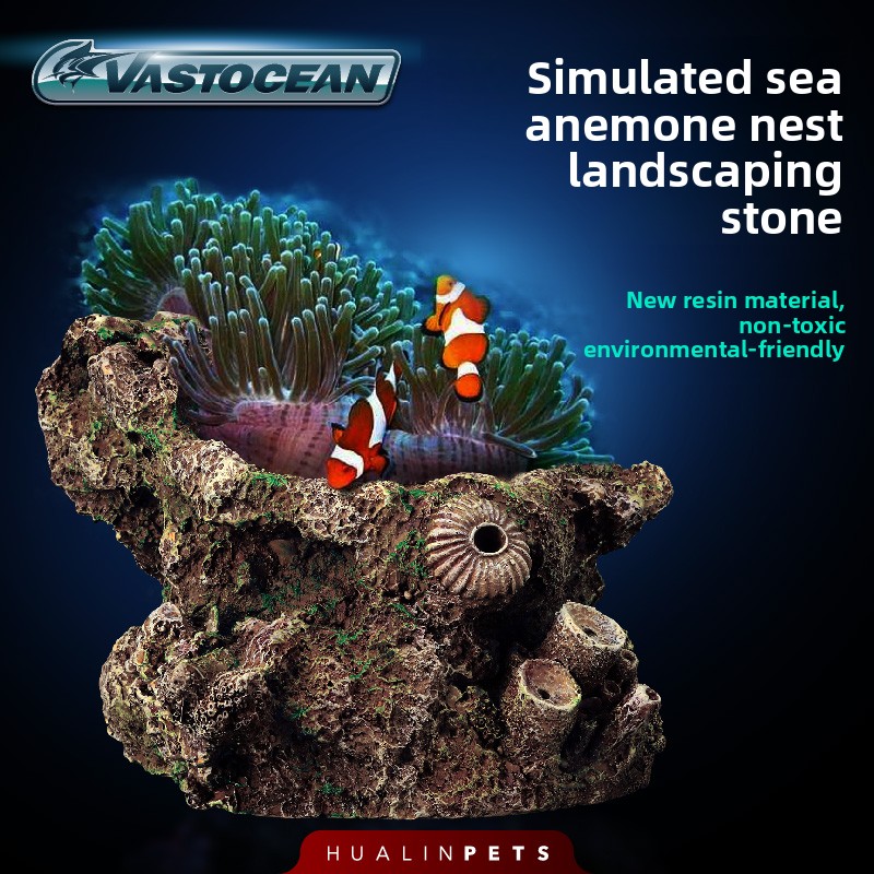 Aquarium Marine Rock - Искусственная анемоновая пещера и роды вальтоке