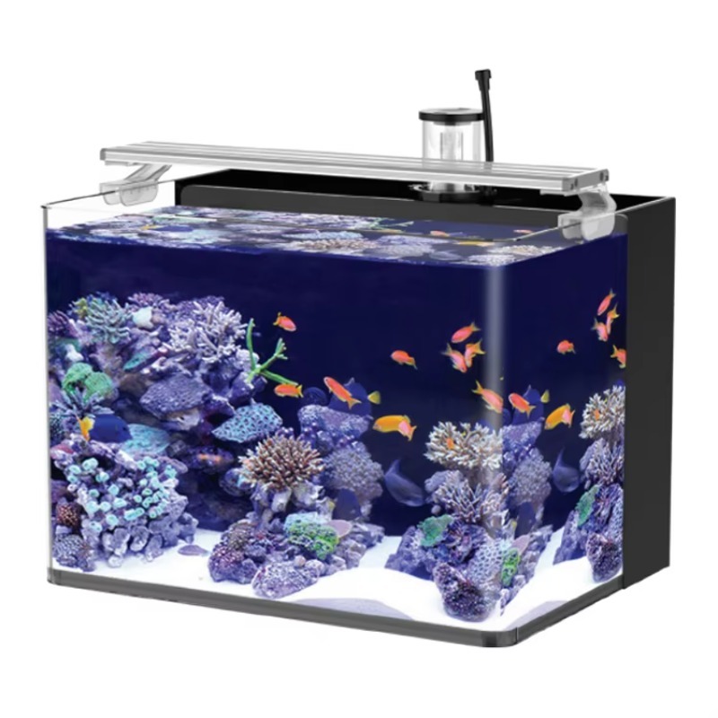 Marine Aquarium All In One - Настольный изогнутый аквариум для морских рыб