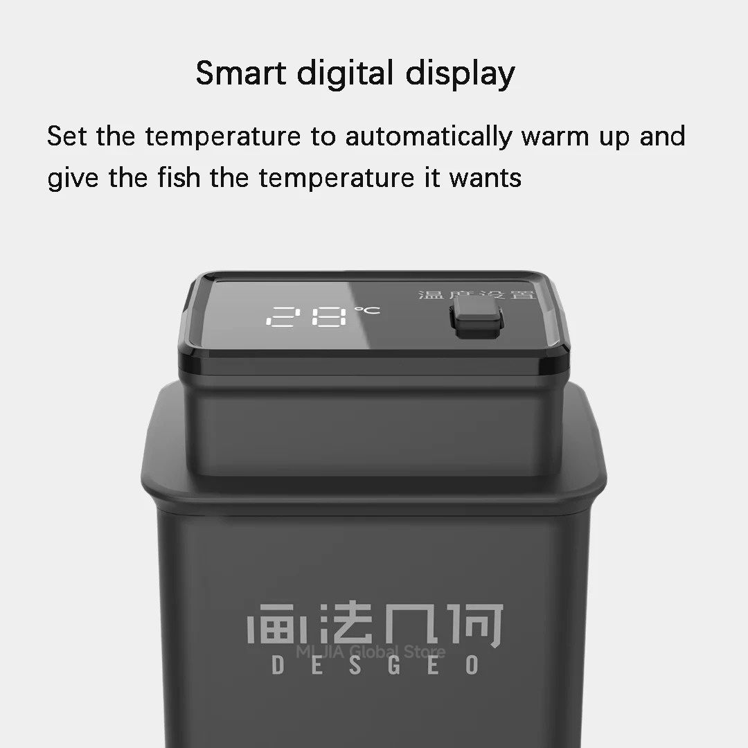 DESGEO 50W Умный нагреватель д – обзор и цена Marine Aquarium Heater
