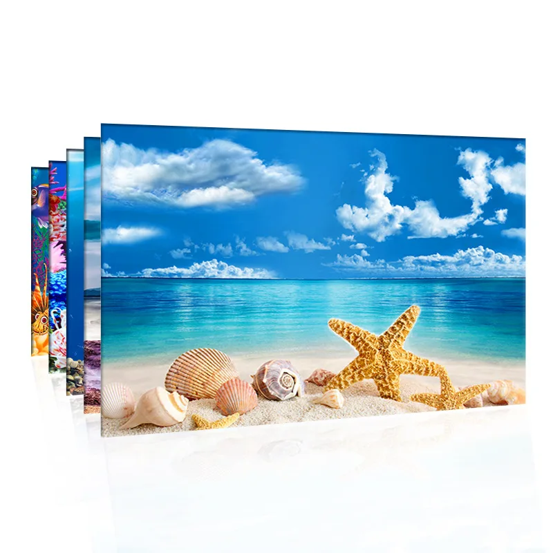 Фон для аквариума, 3d наклейка – обзор и цена Marine Aquarium All In One