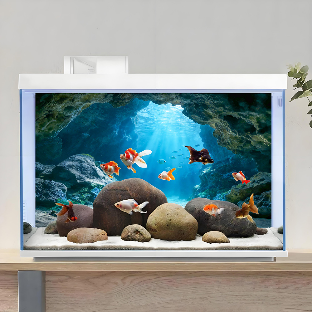 Наклейка-картина для аквариума – обзор и цена Marine Aquarium Glue