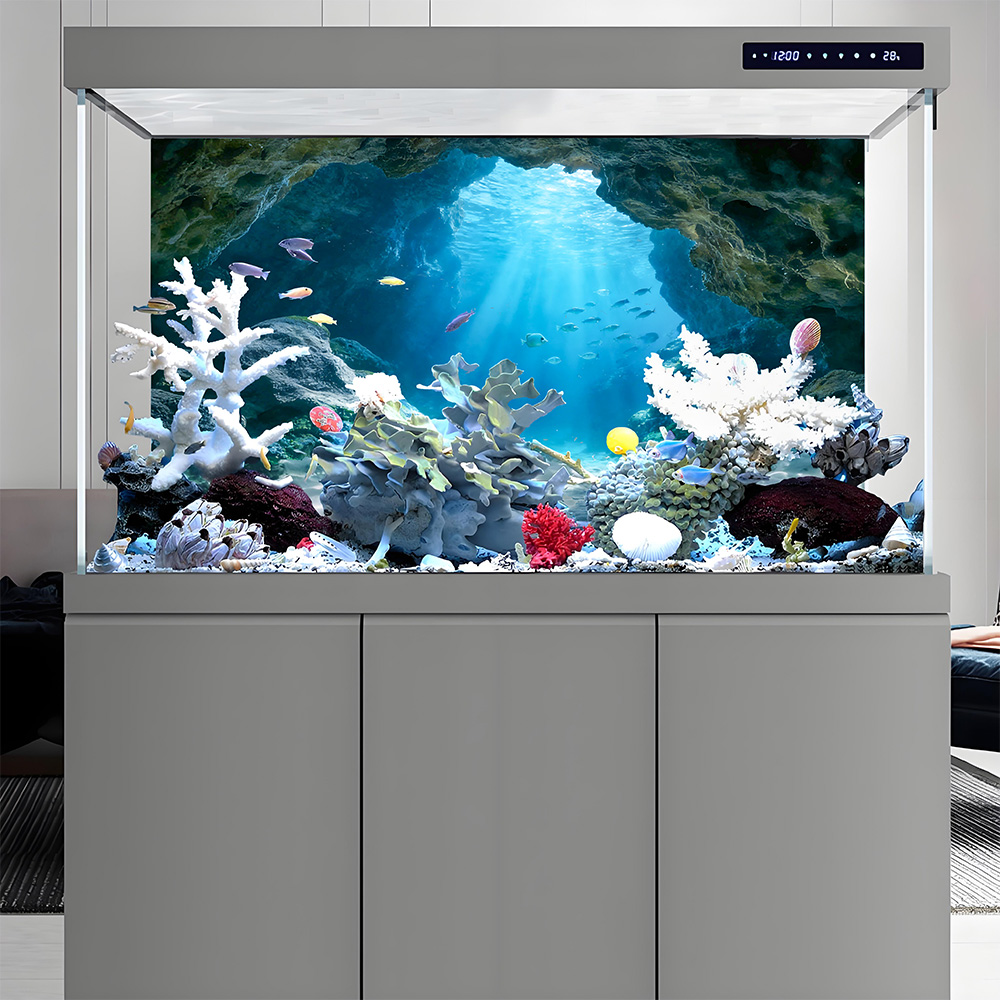 Наклейка-картина для аквариума – обзор и цена Marine Aquarium Glue