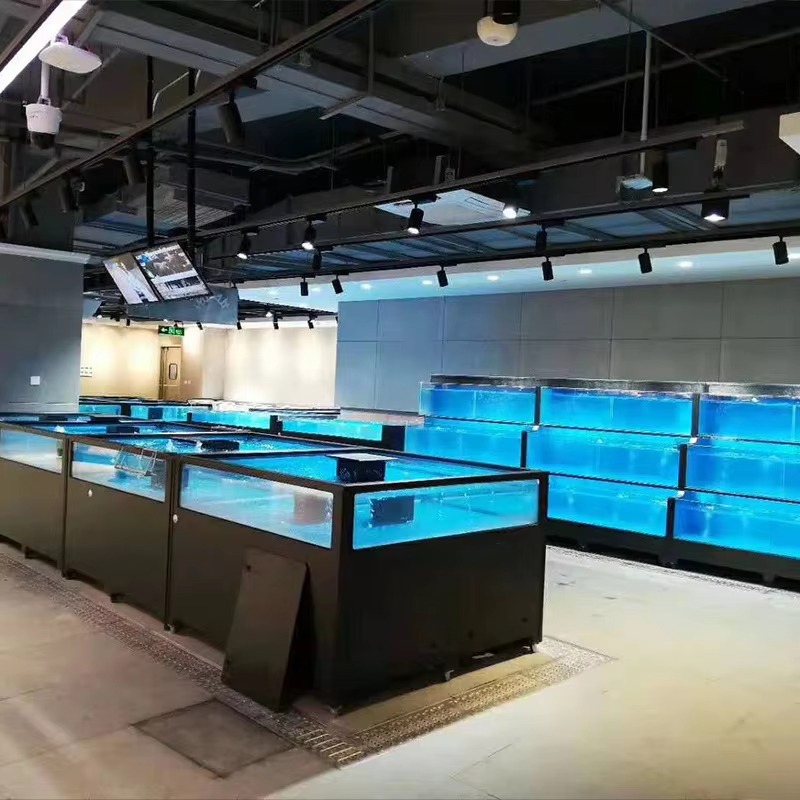 Квадратный стеклянный аквариум – обзор и цена Marine Aquarium All In One