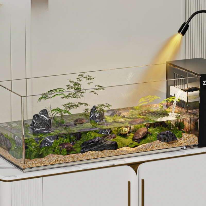 ‌ Аквариум с черепахой — гибри – обзор и цена Marine Aquarium All In One