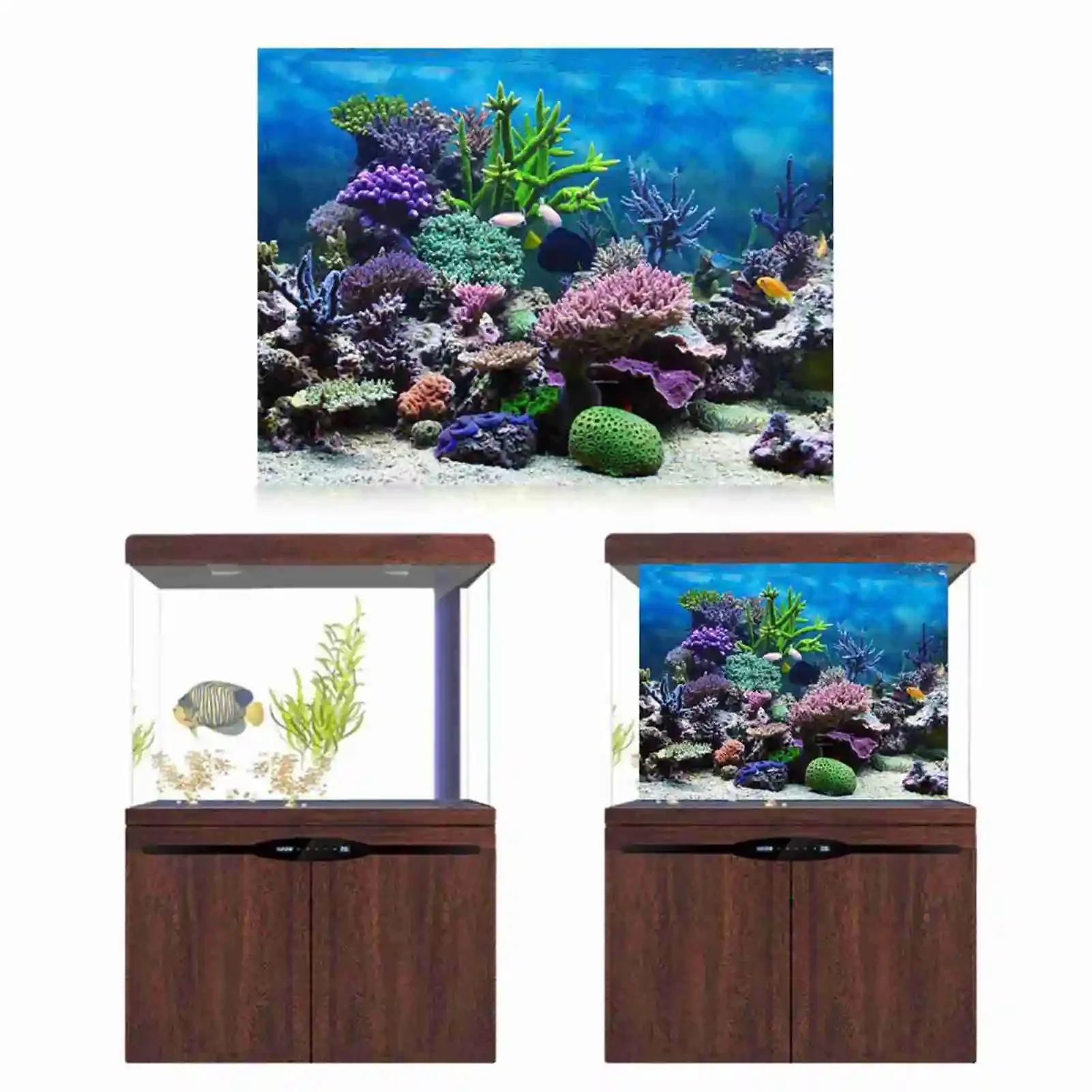 3D аквариум пейзаж постер троп – обзор и цена Marine Aquarium Glue